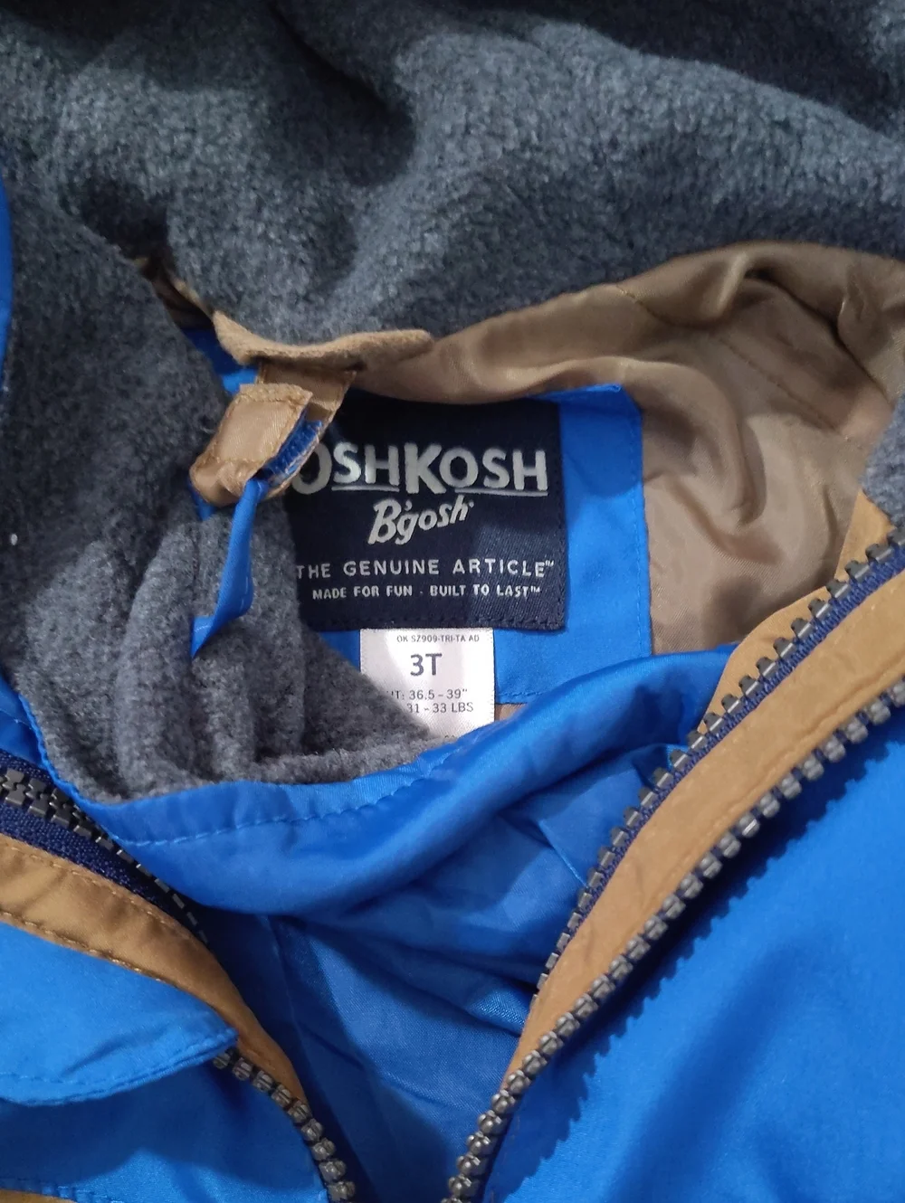 Oshkosh Jacket 3t $35
